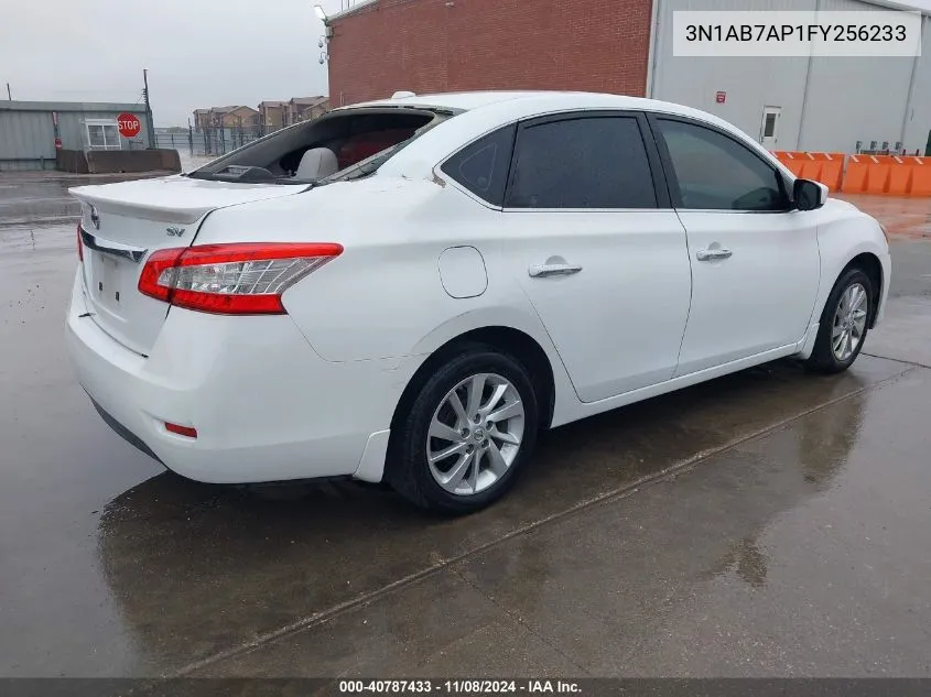 2015 Nissan Sentra Sv VIN: 3N1AB7AP1FY256233 Lot: 40787433