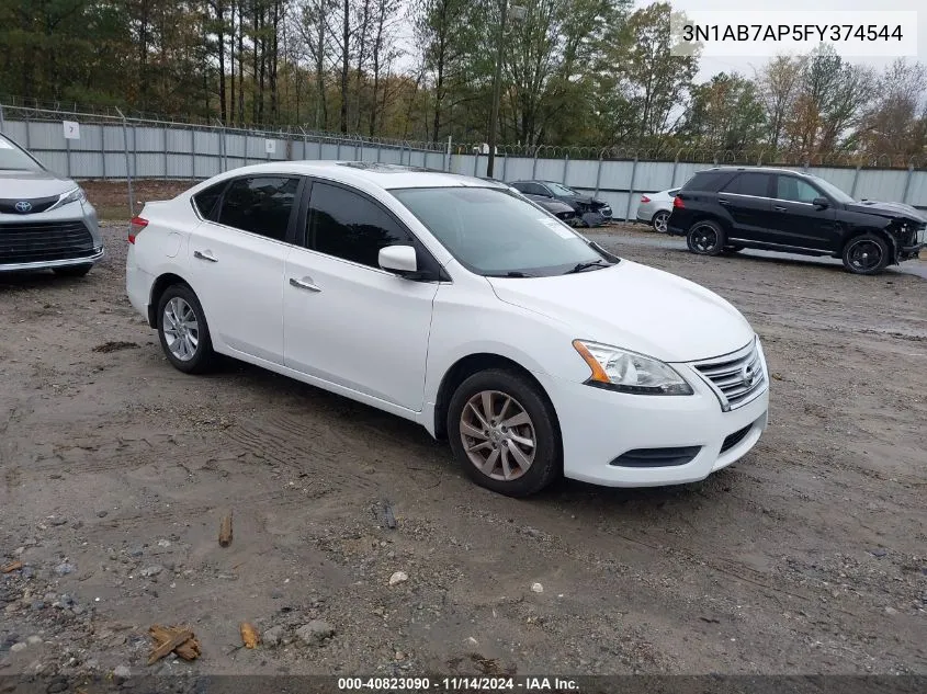 3N1AB7AP5FY374544 2015 Nissan Sentra Sv