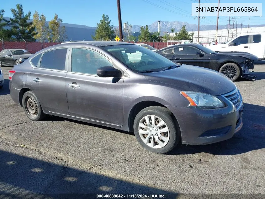 3N1AB7AP3FL665864 2015 Nissan Sentra Fe+ S/S/Sl/Sr/Sv