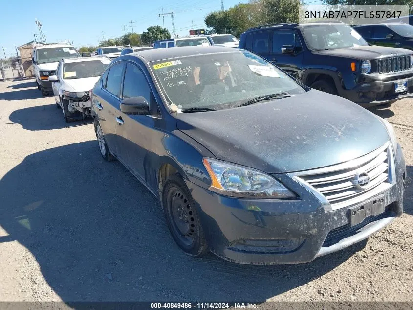 3N1AB7AP7FL657847 2015 Nissan Sentra Sv