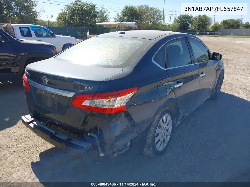 3N1AB7AP7FL657847 2015 Nissan Sentra Sv