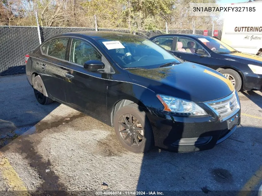 2015 Nissan Sentra S VIN: 3N1AB7APXFY327185 Lot: 40868074