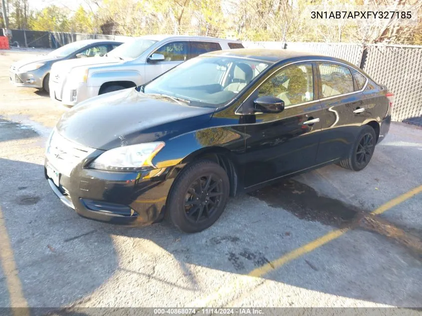 2015 Nissan Sentra S VIN: 3N1AB7APXFY327185 Lot: 40868074