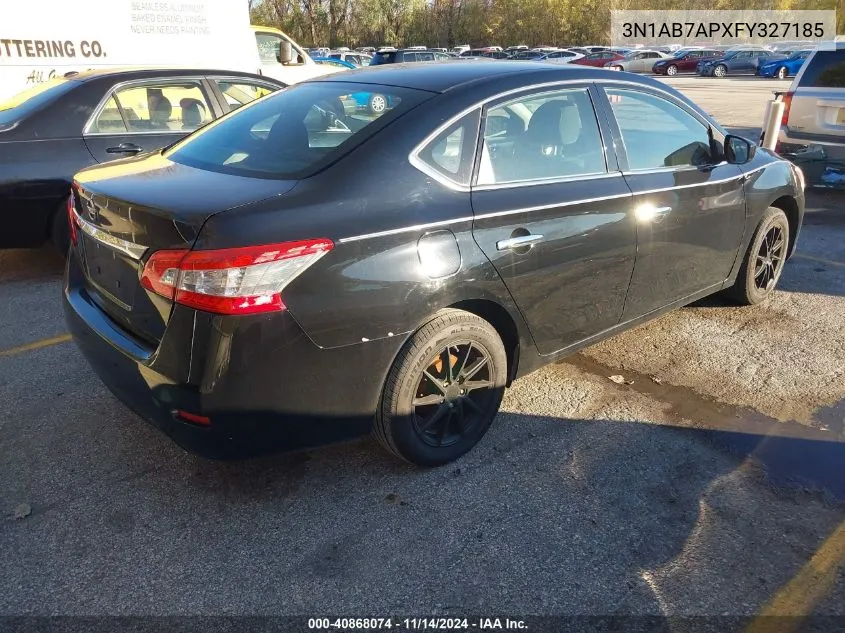 2015 Nissan Sentra S VIN: 3N1AB7APXFY327185 Lot: 40868074