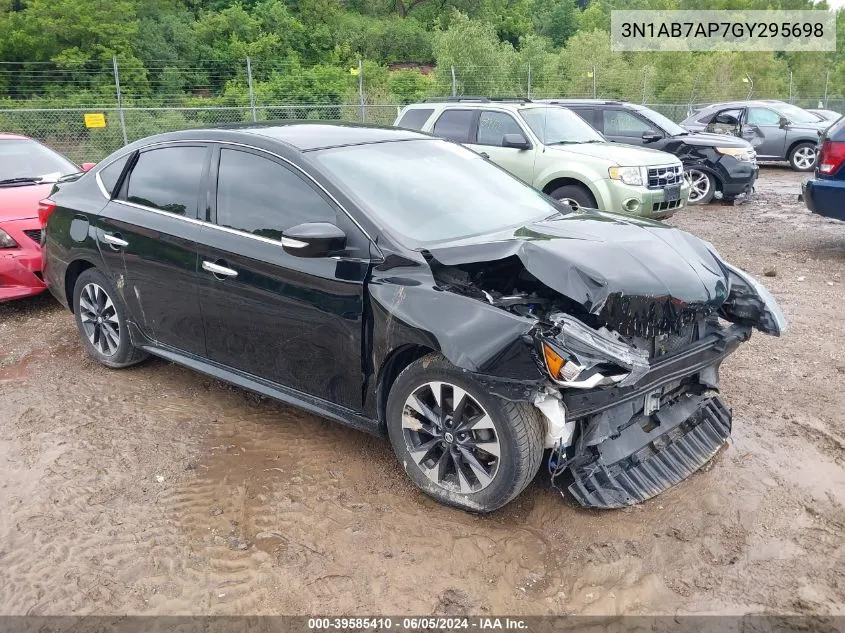 3N1AB7AP7GY295698 2016 Nissan Sentra Sr