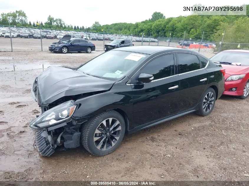 2016 Nissan Sentra Sr VIN: 3N1AB7AP7GY295698 Lot: 39585410