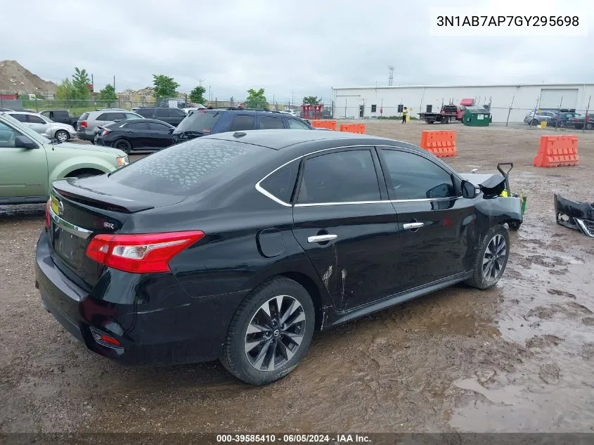 2016 Nissan Sentra Sr VIN: 3N1AB7AP7GY295698 Lot: 39585410