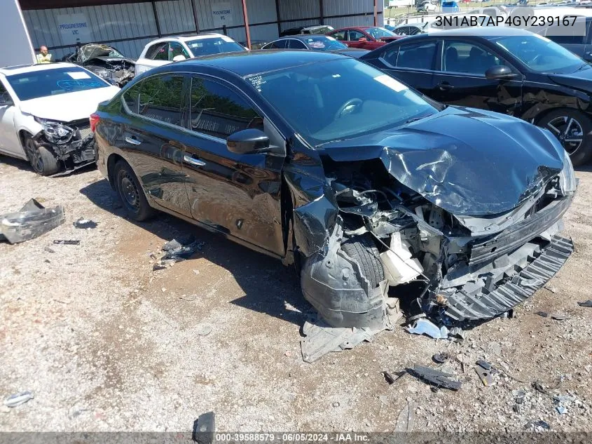 3N1AB7AP4GY239167 2016 Nissan Sentra Sv