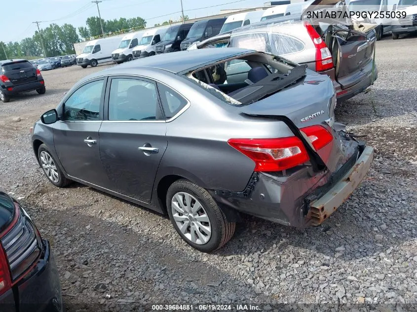 3N1AB7AP9GY255039 2016 Nissan Sentra Fe+ S/S/Sl/Sr/Sv