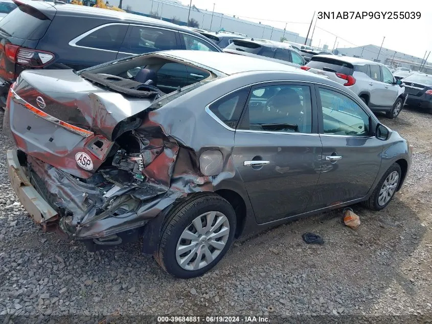 3N1AB7AP9GY255039 2016 Nissan Sentra Fe+ S/S/Sl/Sr/Sv