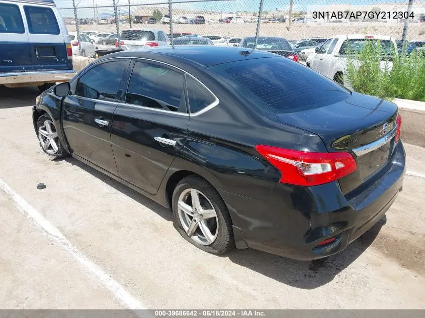 3N1AB7AP7GY212304 2016 Nissan Sentra Sv