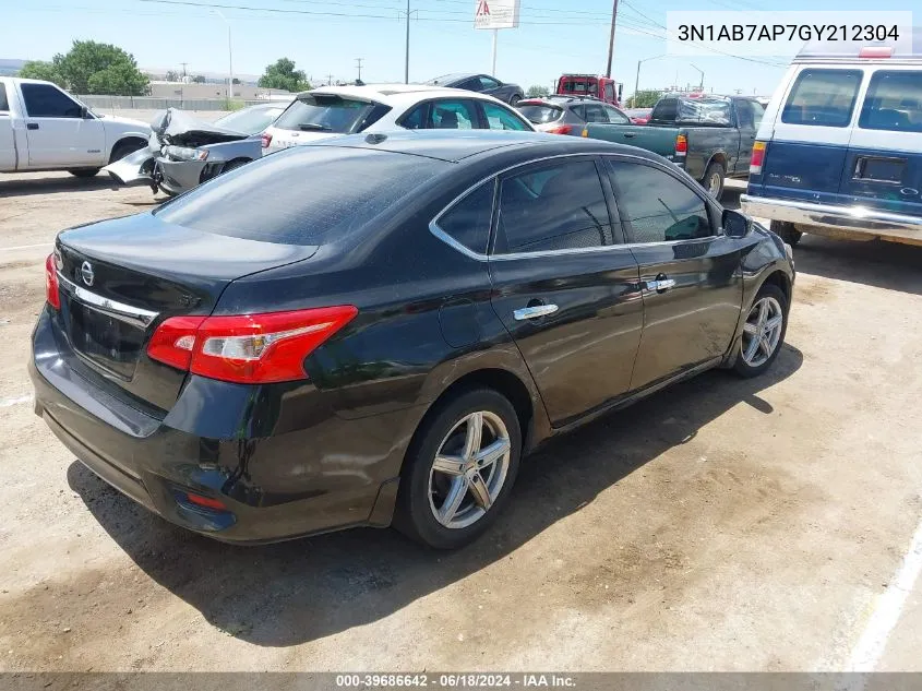 2016 Nissan Sentra Sv VIN: 3N1AB7AP7GY212304 Lot: 39686642