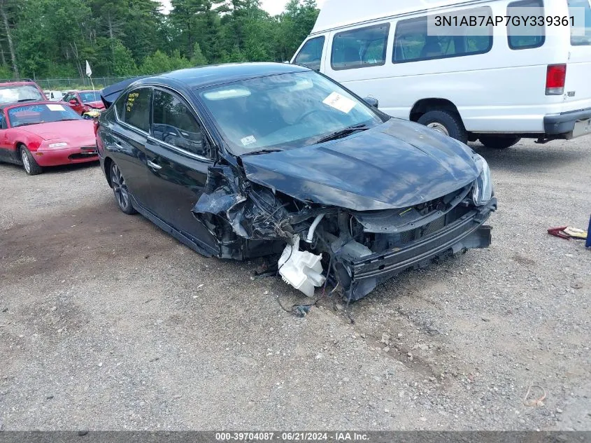 3N1AB7AP7GY339361 2016 Nissan Sentra Sr