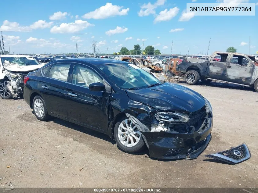 2016 Nissan Sentra Sv VIN: 3N1AB7AP9GY277364 Lot: 39810707