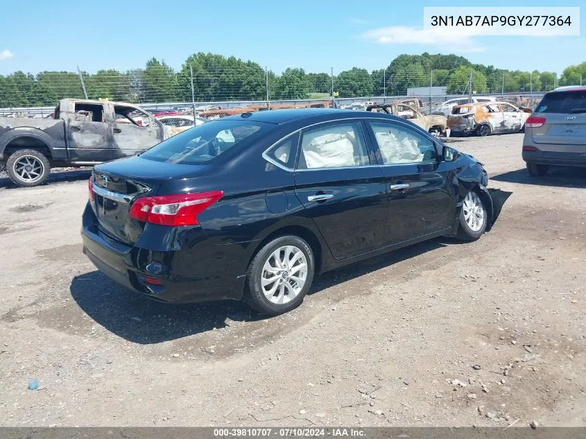 2016 Nissan Sentra Sv VIN: 3N1AB7AP9GY277364 Lot: 39810707