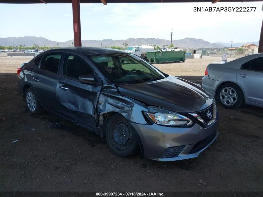 3N1AB7AP3GY222277 2016 Nissan Sentra S