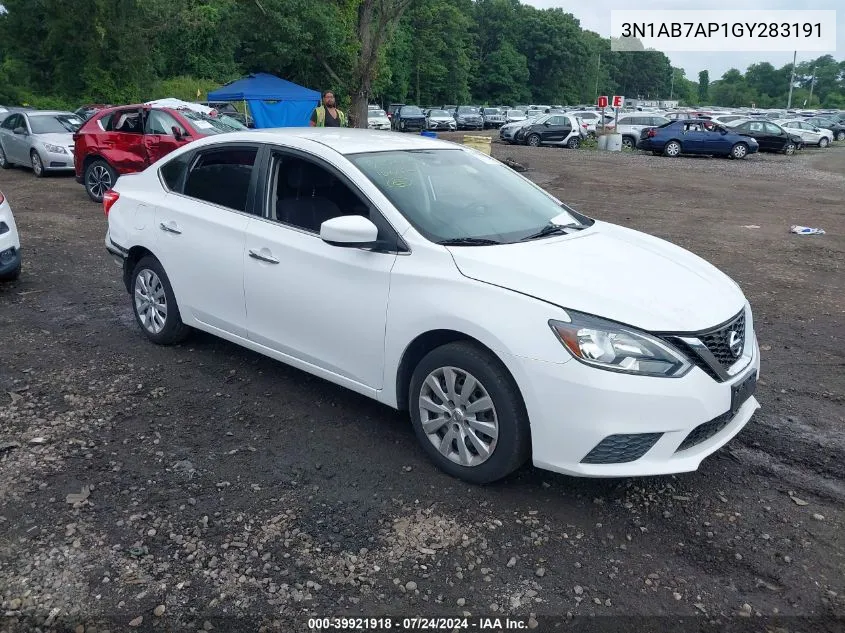 3N1AB7AP1GY283191 2016 Nissan Sentra Fe+ S/S/Sl/Sr/Sv