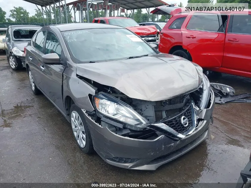 3N1AB7AP1GL640107 2016 Nissan Sentra Fe+ S/S/Sl/Sr/Sv