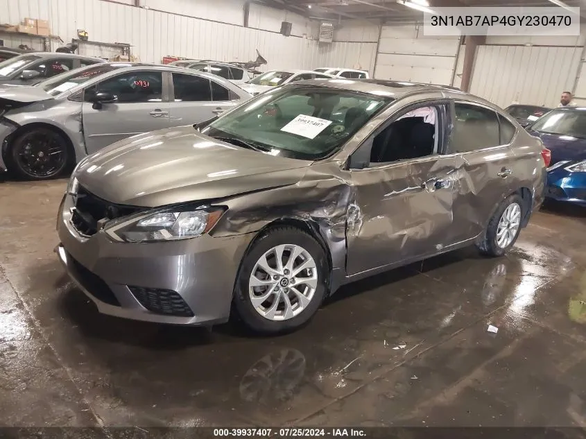 3N1AB7AP4GY230470 2016 Nissan Sentra Sv