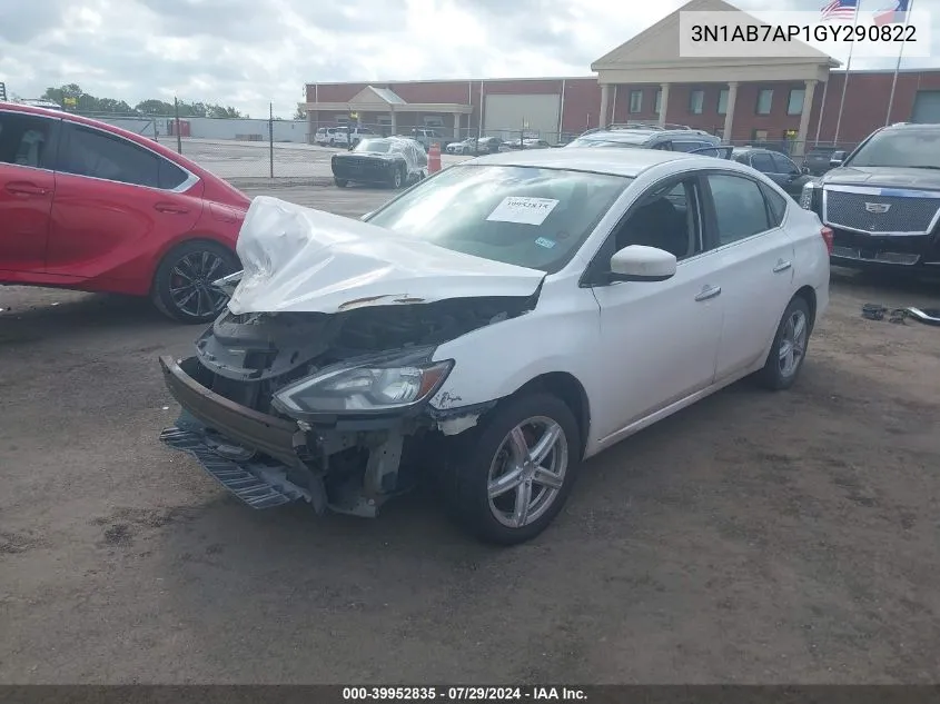 3N1AB7AP1GY290822 2016 Nissan Sentra Fe+ S/S/Sl/Sr/Sv