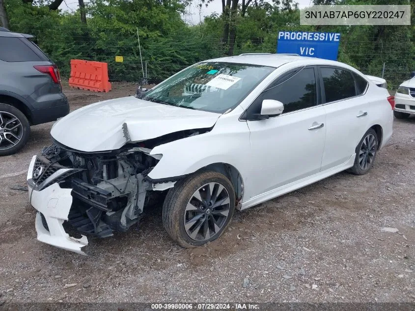 3N1AB7AP6GY220247 2016 Nissan Sentra Fe+ S/S/Sl/Sr/Sv