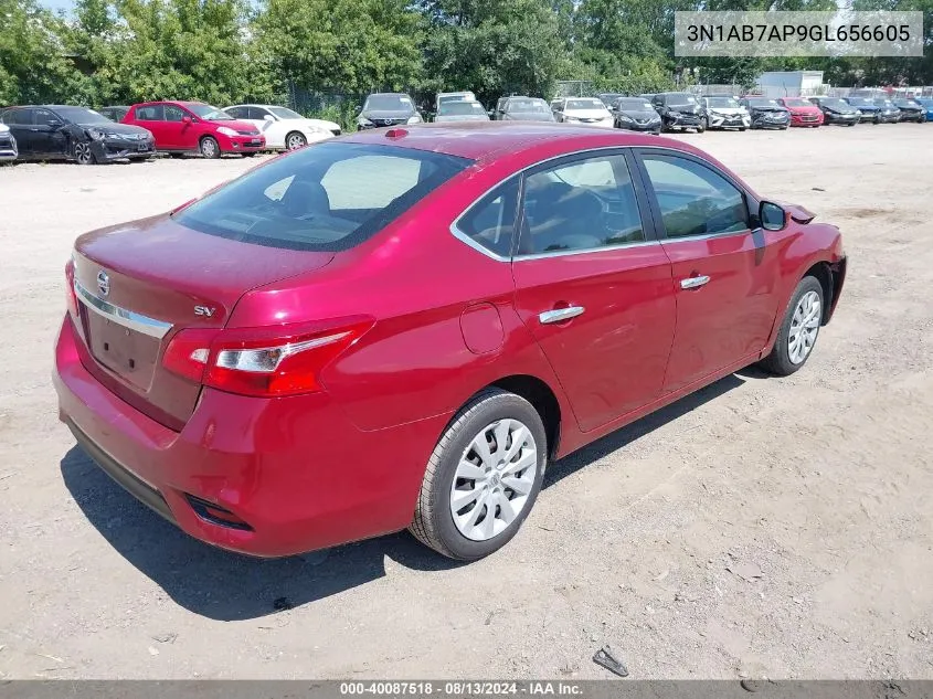 3N1AB7AP9GL656605 2016 Nissan Sentra S/Sv/Sr/Sl