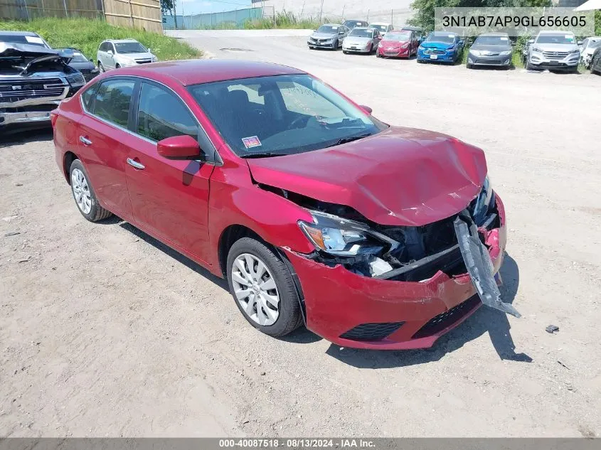 3N1AB7AP9GL656605 2016 Nissan Sentra S/Sv/Sr/Sl