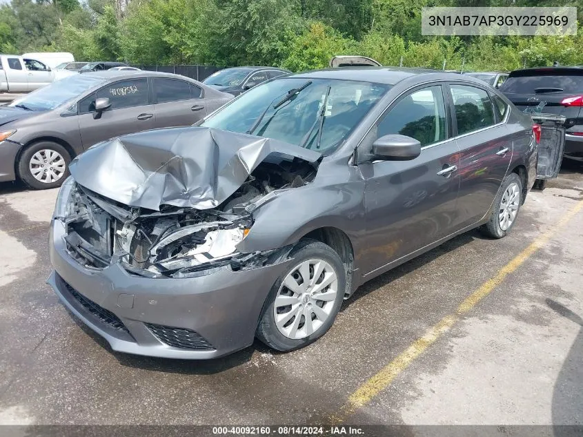 3N1AB7AP3GY225969 2016 Nissan Sentra S