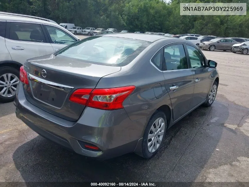 3N1AB7AP3GY225969 2016 Nissan Sentra S