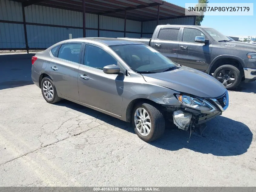 3N1AB7AP8GY267179 2016 Nissan Sentra Sv