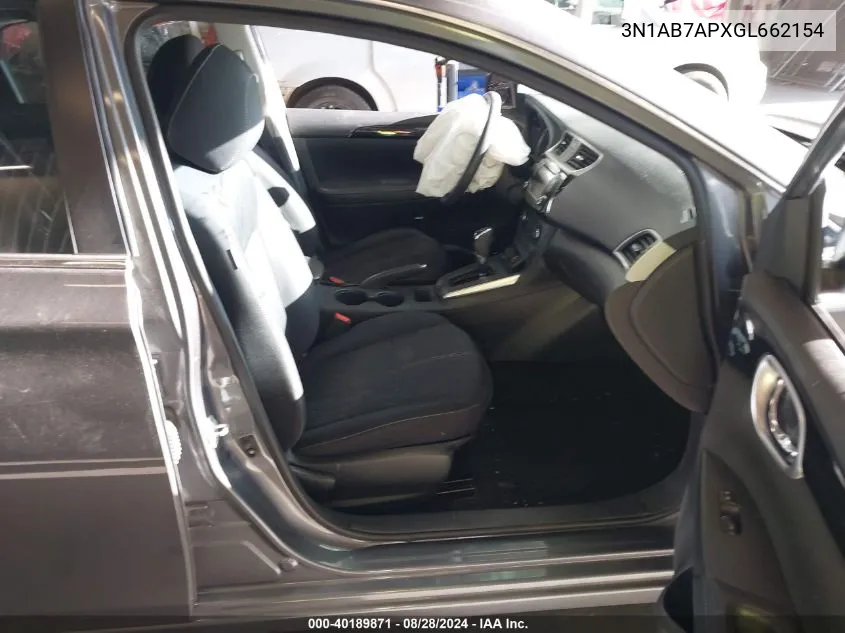 3N1AB7APXGL662154 2016 Nissan Sentra Sv