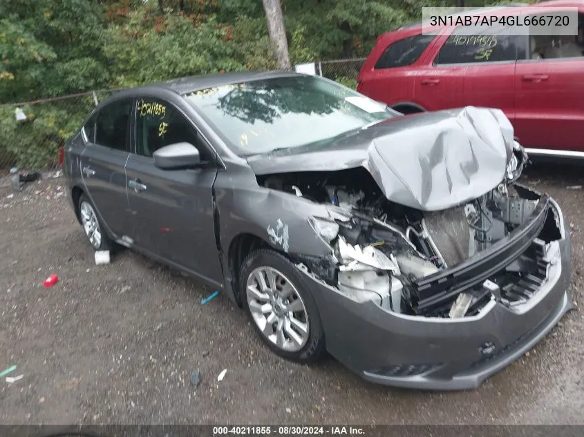 3N1AB7AP4GL666720 2016 Nissan Sentra Sv