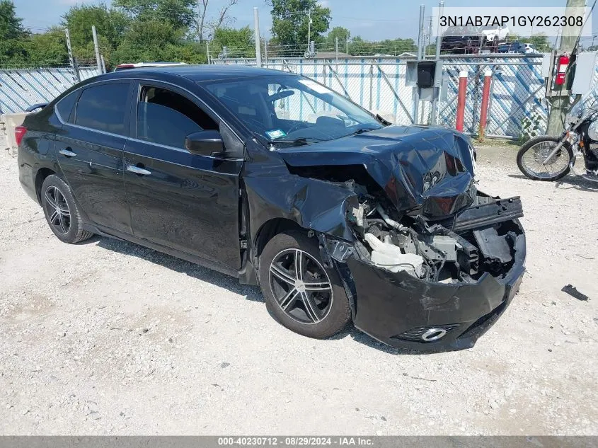 3N1AB7AP1GY262308 2016 Nissan Sentra Fe+ S/S/Sl/Sr/Sv