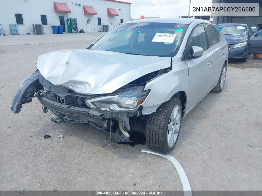 3N1AB7AP6GY266600 2016 Nissan Sentra Fe+ S/S/Sl/Sr/Sv