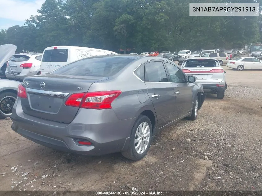 3N1AB7AP9GY291913 2016 Nissan Sentra Sv