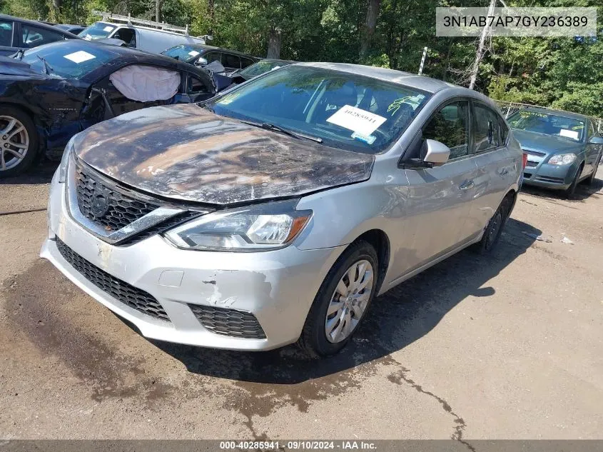 3N1AB7AP7GY236389 2016 Nissan Sentra Fe+ S/S/Sl/Sr/Sv