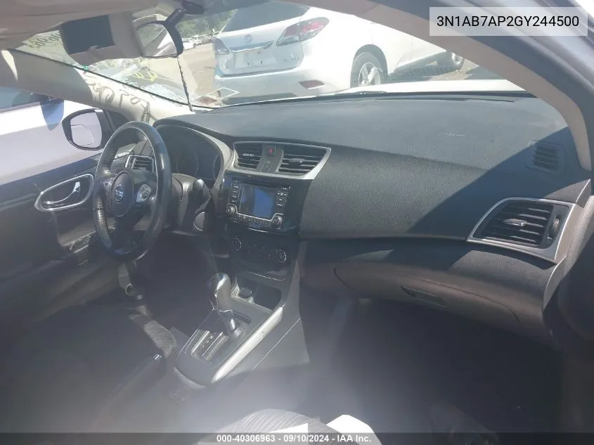 3N1AB7AP2GY244500 2016 Nissan Sentra Sv