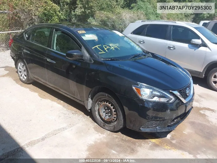 2016 Nissan Sentra S VIN: 3N1AB7AP7GY295300 Lot: 40322538