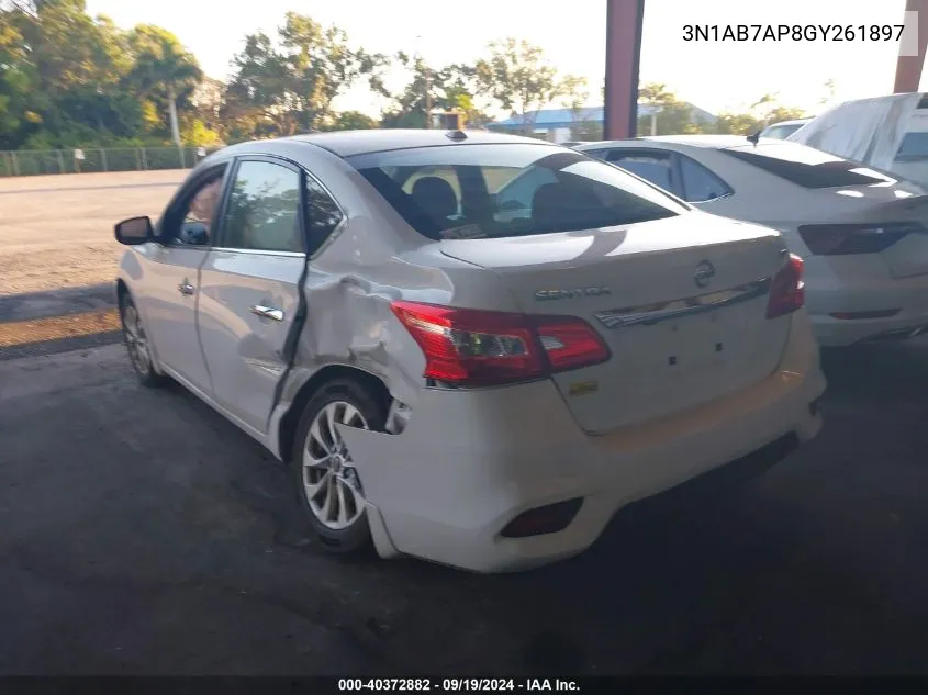 3N1AB7AP8GY261897 2016 Nissan Sentra Sv