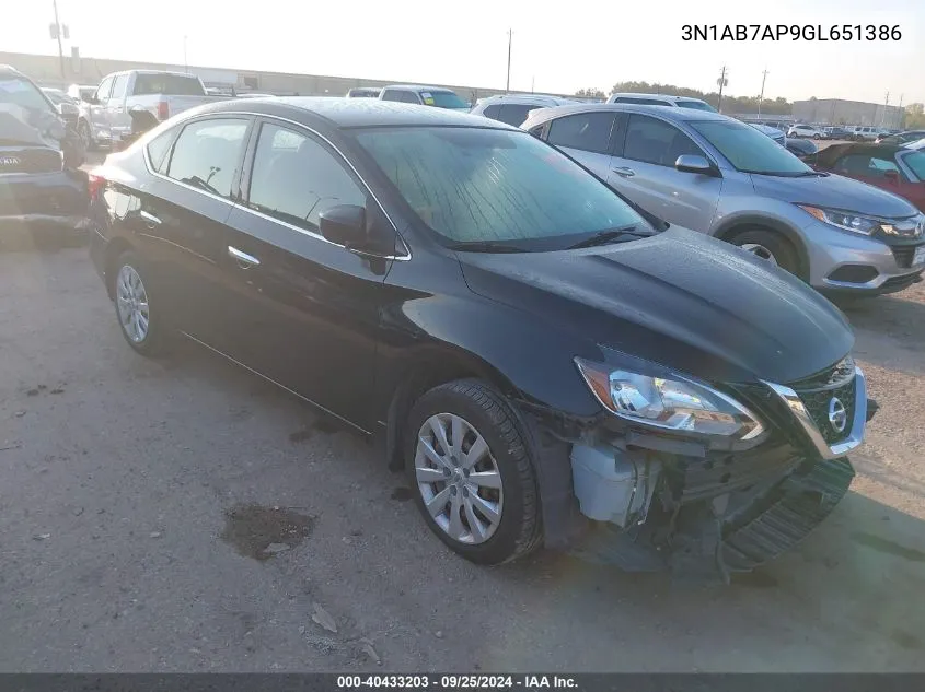 3N1AB7AP9GL651386 2016 Nissan Sentra Fe+ S/S/Sl/Sr/Sv