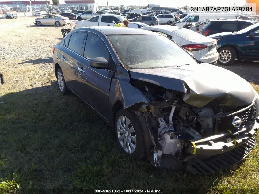 3N1AB7AP7GL679784 2016 Nissan Sentra Sv