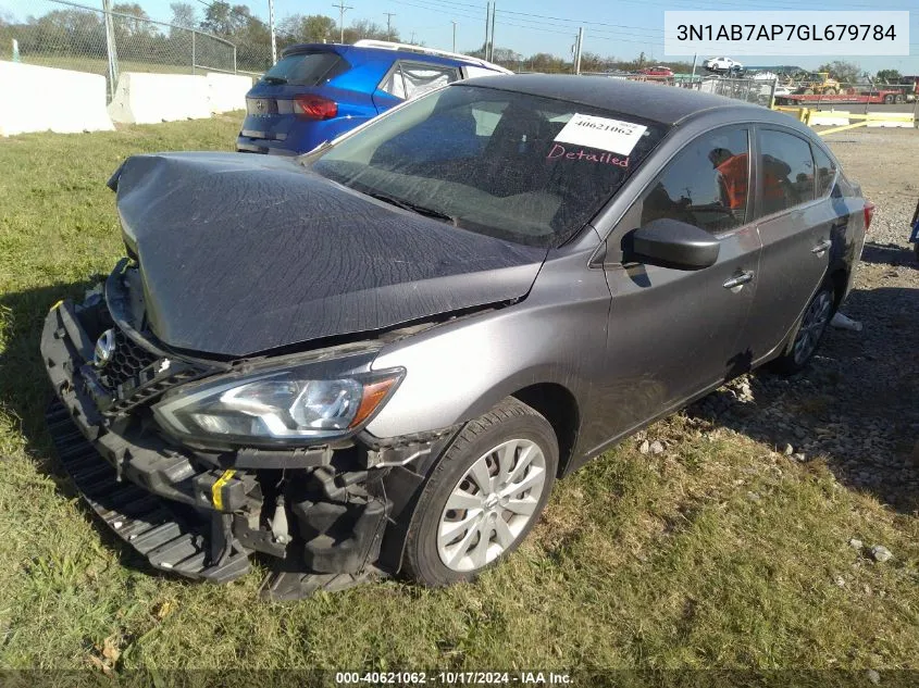 2016 Nissan Sentra Sv VIN: 3N1AB7AP7GL679784 Lot: 40621062