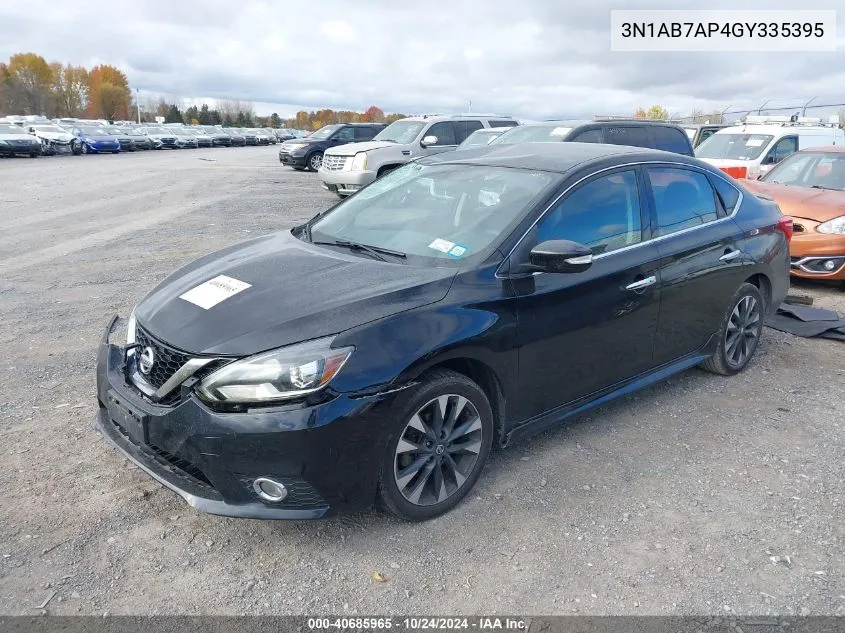 2016 Nissan Sentra S/Sv/Sr/Sl VIN: 3N1AB7AP4GY335395 Lot: 40685965