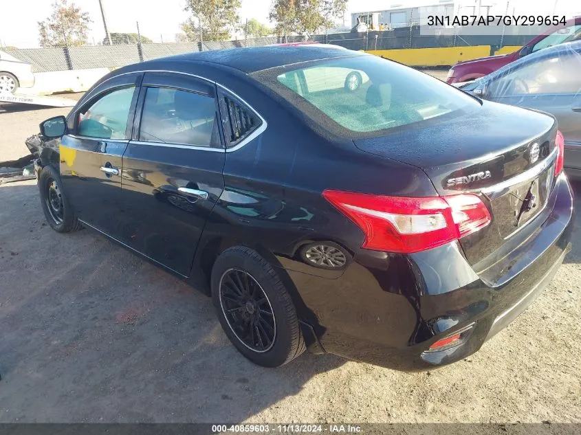 3N1AB7AP7GY299654 2016 Nissan Sentra S