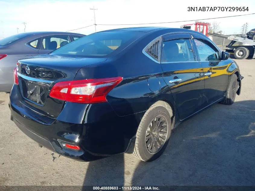 3N1AB7AP7GY299654 2016 Nissan Sentra S