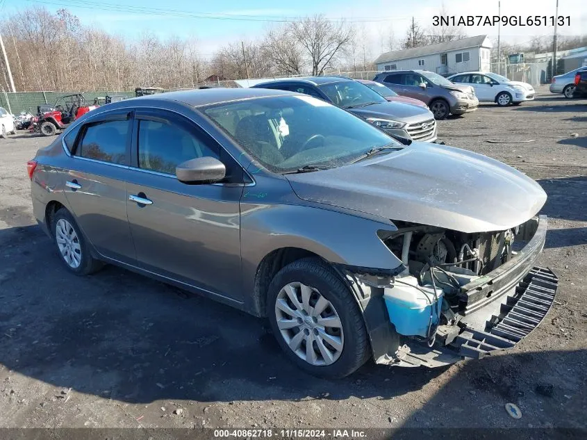 3N1AB7AP9GL651131 2016 Nissan Sentra Fe+ S/S/Sl/Sr/Sv