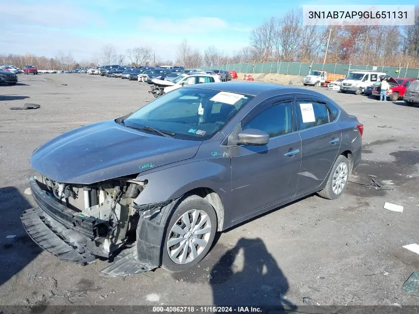 3N1AB7AP9GL651131 2016 Nissan Sentra Fe+ S/S/Sl/Sr/Sv