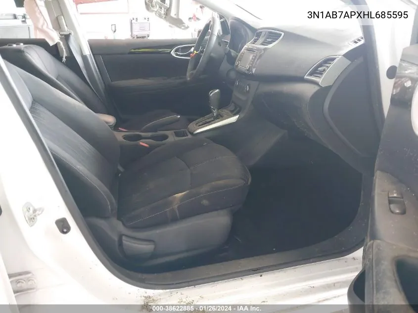 3N1AB7APXHL685595 2017 Nissan Sentra Sv