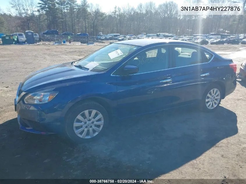 2017 Nissan Sentra S VIN: 3N1AB7AP4HY227876 Lot: 38766758