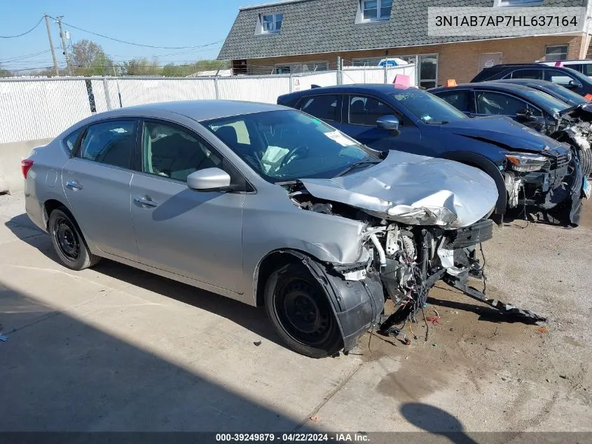 2017 Nissan Sentra S/Sl/Sr/Sv VIN: 3N1AB7AP7HL637164 Lot: 39249879